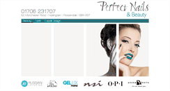 Desktop Screenshot of perfectnailsandbeauty.com